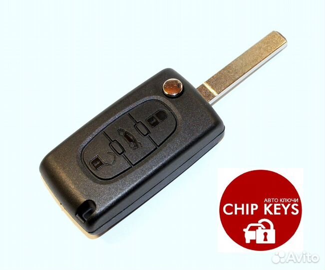 Ключ Пежо 407, 408, Ситроен С5 / Peugeot, Citroen