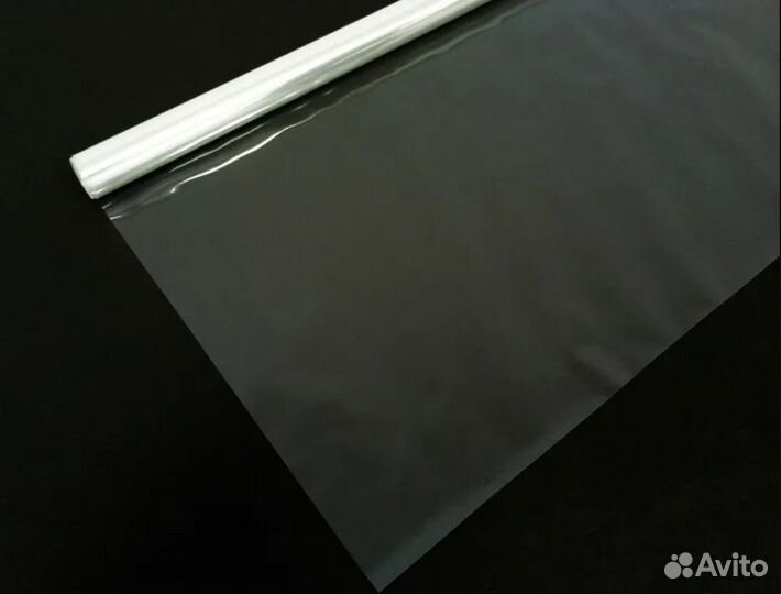 Плёнка для цветов прозрачная 0,72х7,5м