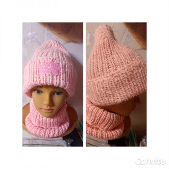 Комплект из пряжи норка и альпака