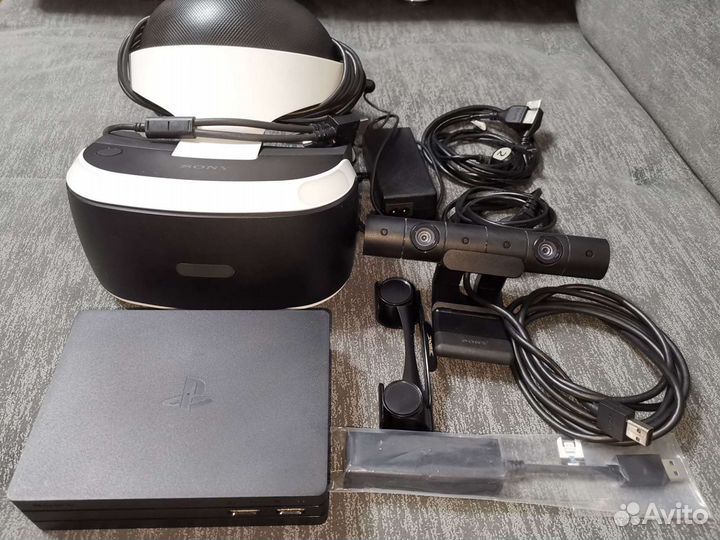 Шлем VR Sony PS4/PS4 Pro/PS5 (+Кам, +14игр, +Штрк)