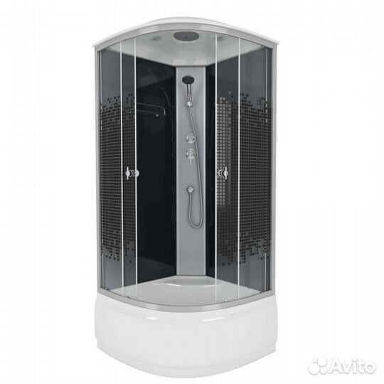 Душевая кабина Niagara Eco NG-7507-14black (80х80х215)