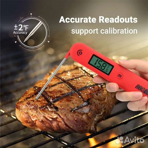 Электронный кухонный термометр с пищевым зондом объявление продам