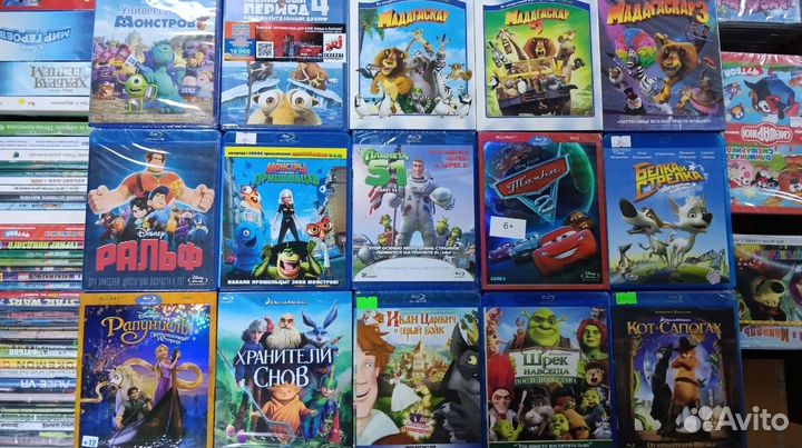 Фильмы и мультики в формате BLU-RAY (лицензия)
