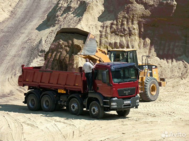 Песок \ Отсев гранитный карьерный с доставкой от т