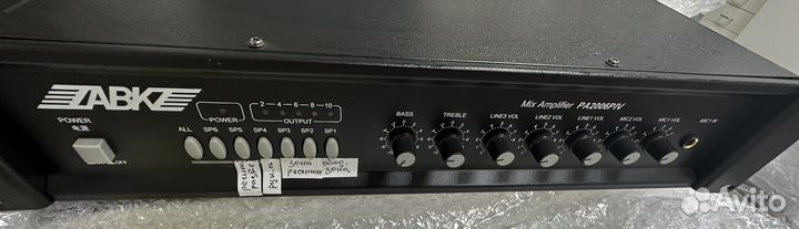 Трансляционный микшер-усилитель ABK