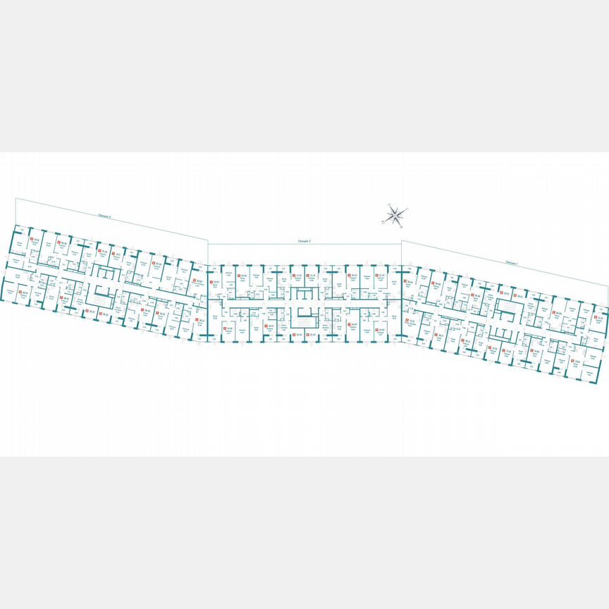2-к. квартира, 67,1 м², 10/18 эт.