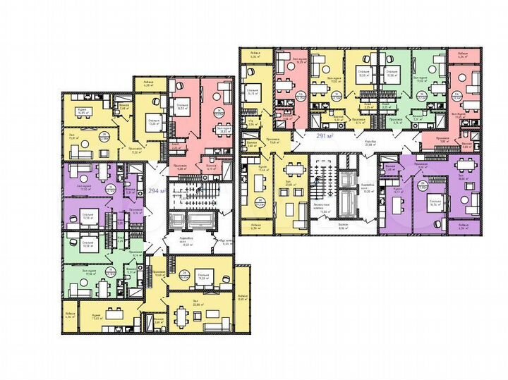 2-к. квартира, 62 м², 3/16 эт.