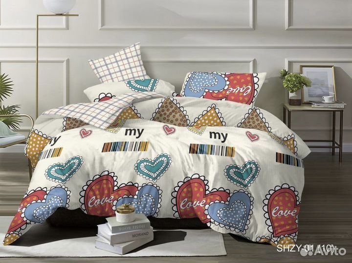 Белье постельное поплин Люкс хлопок