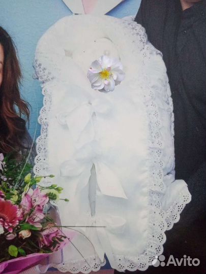 Конверт зимний на выписку