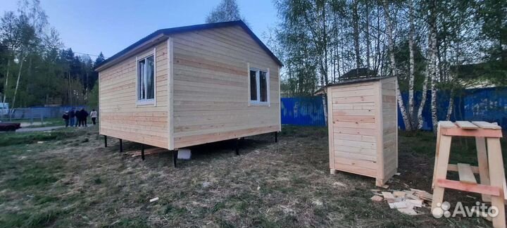 Каркасный дом 6х6м летний вариант