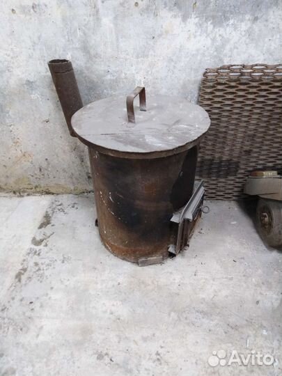 Печка буржуйка в гараж