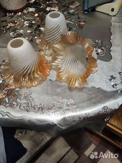 Плафоны для люстры 3 шт