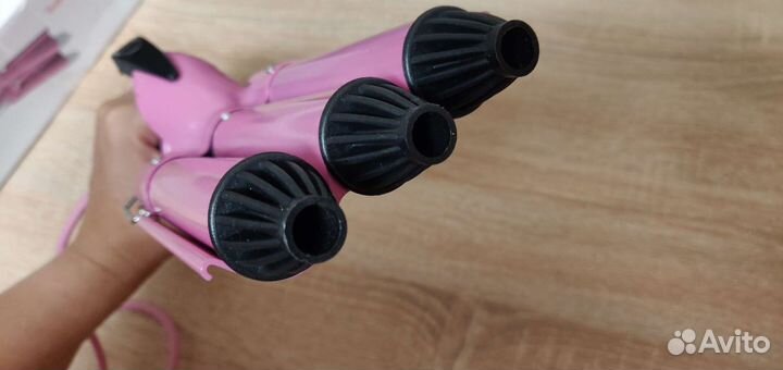 Тройная плойка для завивки