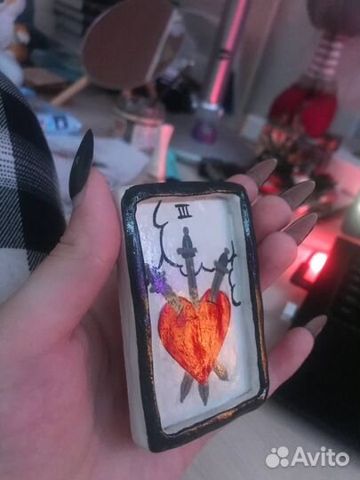 Подставка для украшений (в виде карты таро)