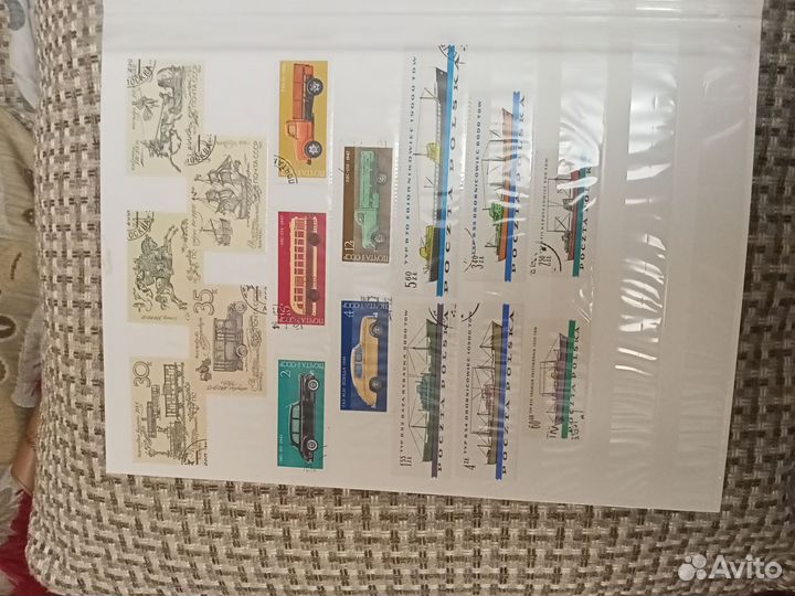 Альбом с марками техники