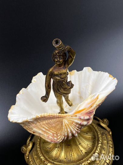 Антикварная бронзовая скульптура 