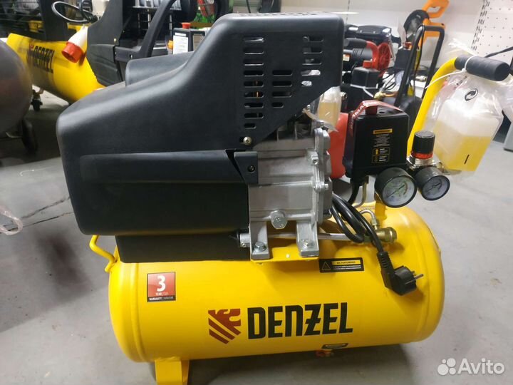 Воздушный компрессор denzel 1500/24