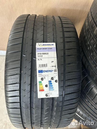 Michelin Pilot Sport 4 SUV 315/35 R22 и 275/40 R22 111Y