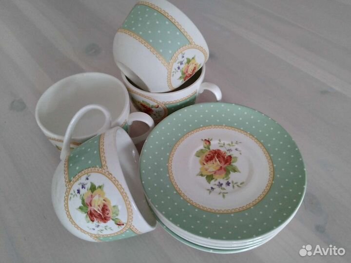 Комплект чайные пары, стиль 