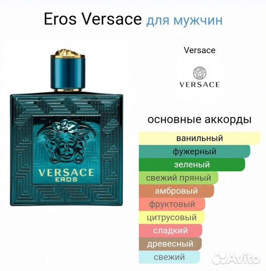 Versace Eros мужской тестер