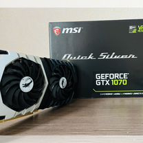 Видеокарта MSI gtx 1070 Quick Silver