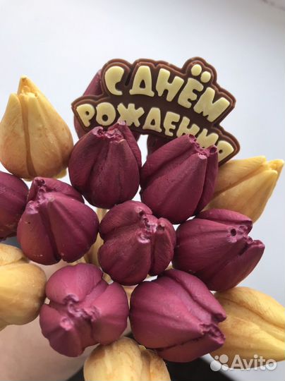 Съедобные шоколадные букеты