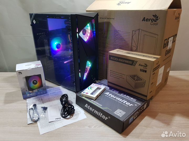 Игровой комп intel 10/20 ядер 16 гб видео 8 гб