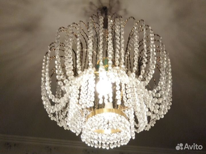 Хрустальная люстра СССР