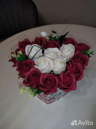 Букет из мыльных цветов