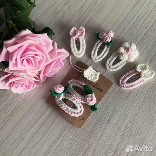 Заколка для волос ручной работы