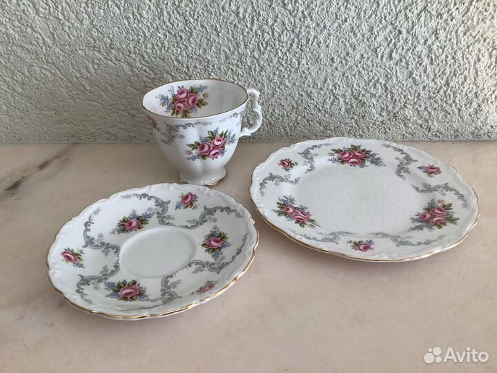 Фарфор. Royal albert. Кофейная тройка