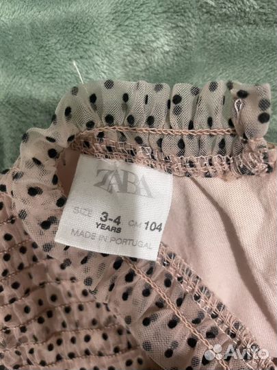 Платье для девочки zara 104