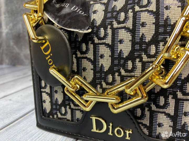 Маленькая женская сумочка Dior Серая