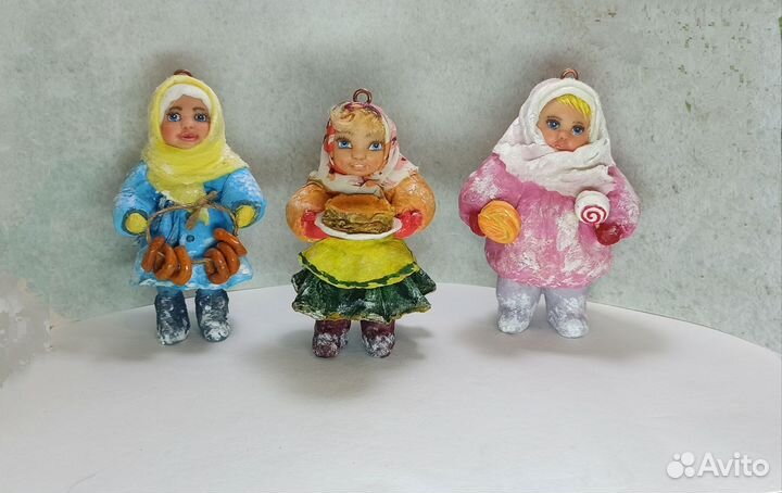 Ватные игрушки к празднику