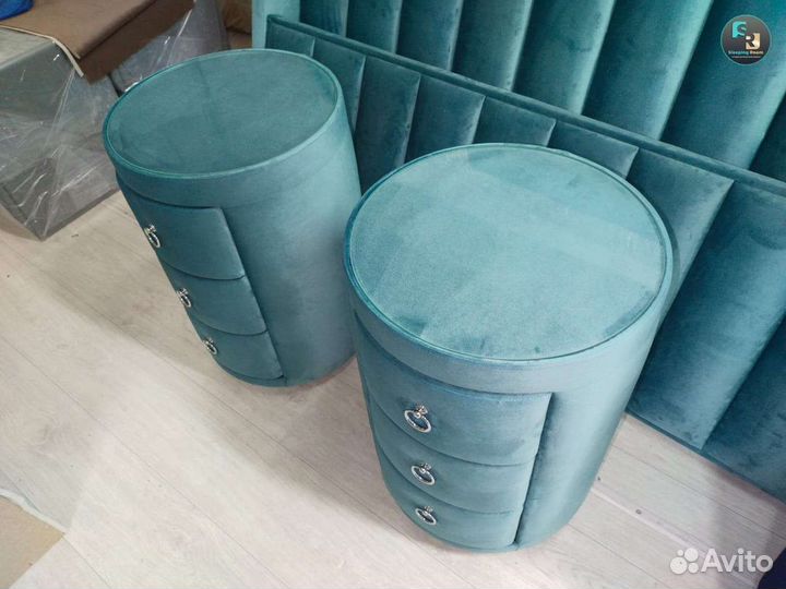 Прикроватные тумбы круглые