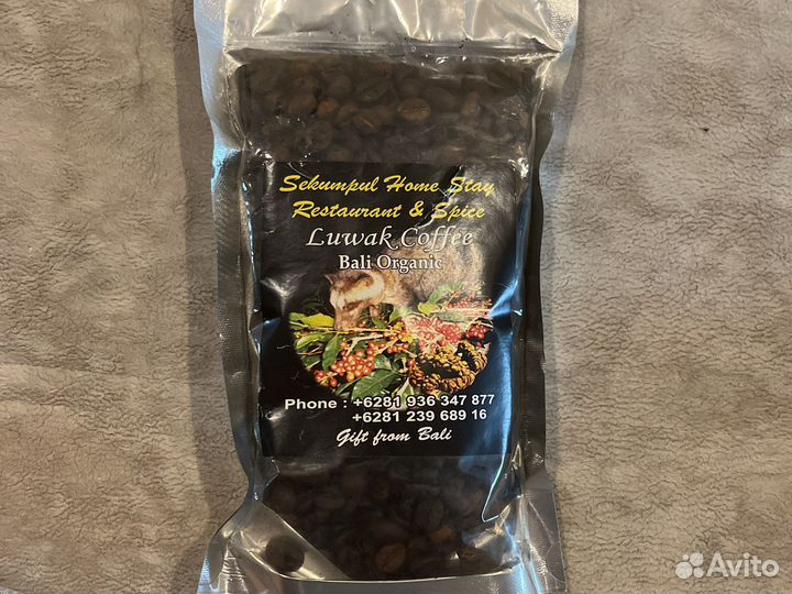 Кофе luwak из индонезии