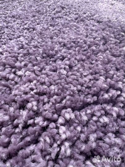 Ковер Шагги Тренд L001 100x200 см сиреневый