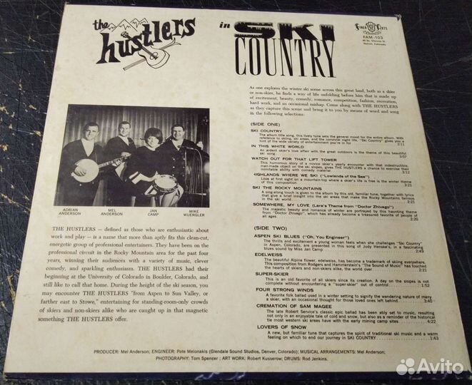 The Hustlers Ski Country Винил США
