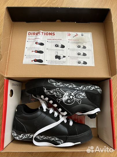Роликовые кроссовки heelys/ боторолики