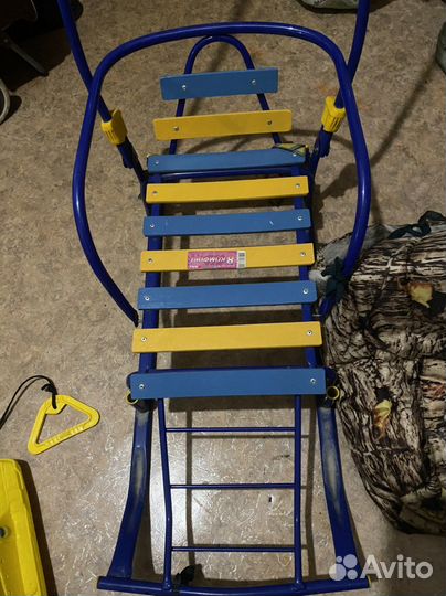 Детские зимние санки