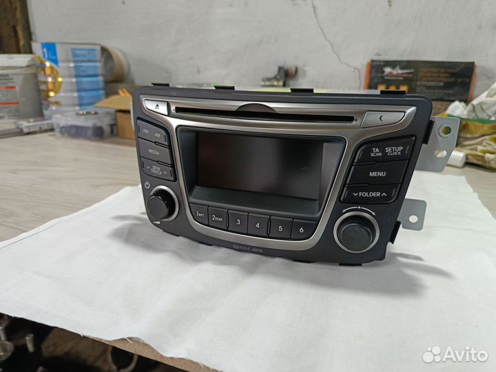 Магнитола Солярис 1 рестайлинг штатная