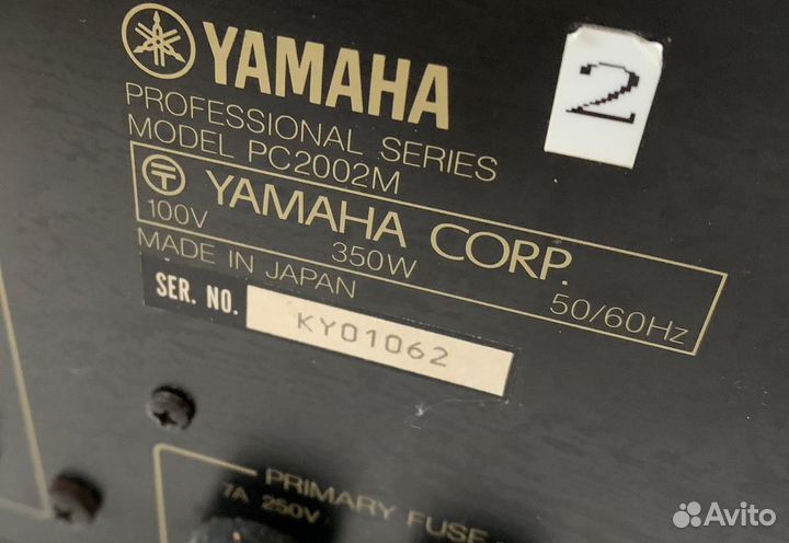 Усилитель мощности Yamaha PC2002M