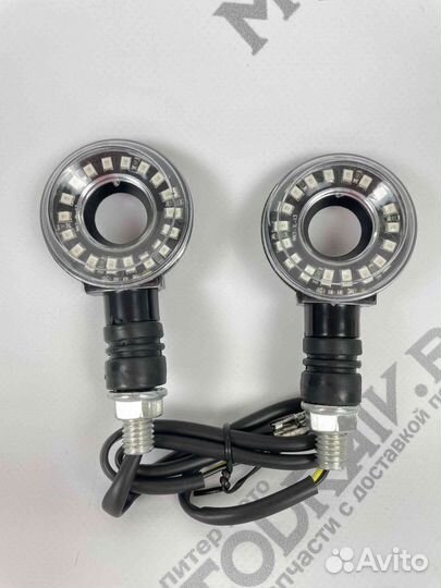 Поворотник светодиодный (комплект 2шт) SMP-13 черн