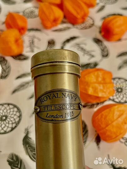 Телескоп royal navy London 1915 латунь