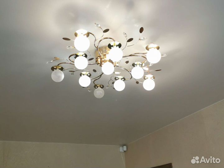 Люстра потолочная светодиодная бу