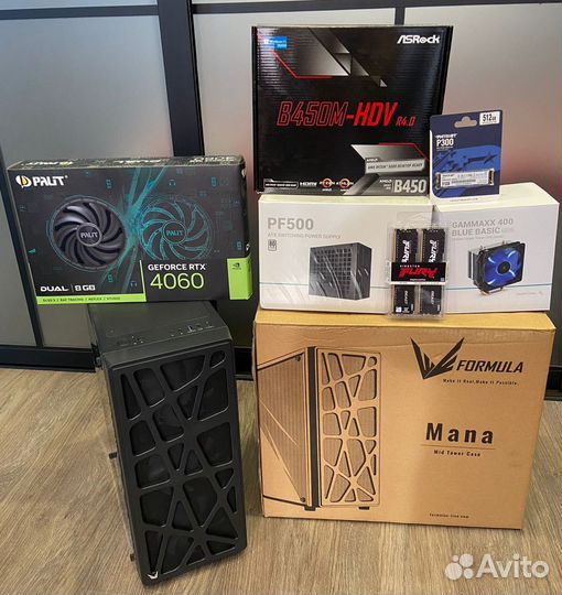 Новый игровой пк: RTX4060/Ryzen 5 5600/512GB/16Gb