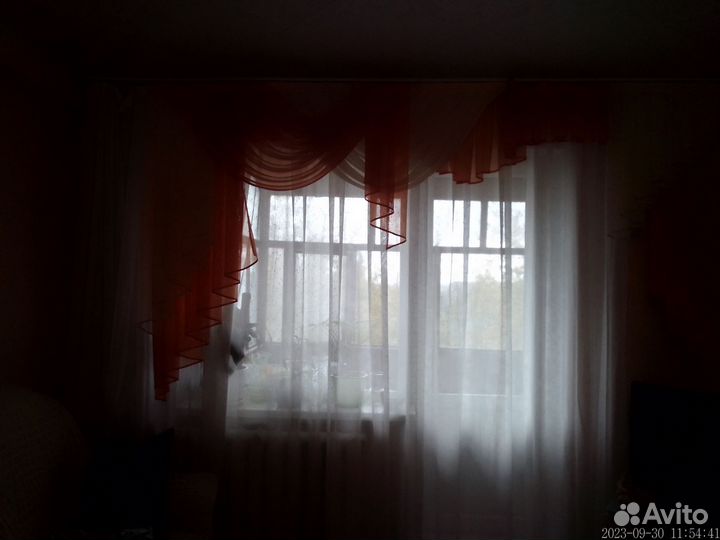 Тюль с ламбрикеном