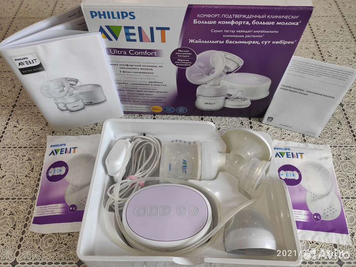 Молокоотсос avent электрический