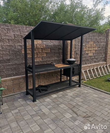 Мангал в стиле loft