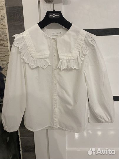 Рубашка zara для девочки